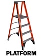 Fiberglass Platform Ladders