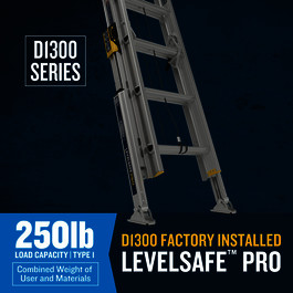 Aluminum Extension Ladders w/ Pro Leveler