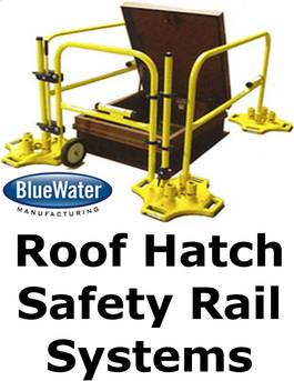 Roof Scuttle Hatch Guard Rail Systems 