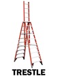 Fiberglass Trestle Ladders