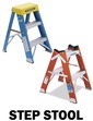 Fiberglass Step Stool Ladders