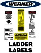Werner - Ladder Safety Labels