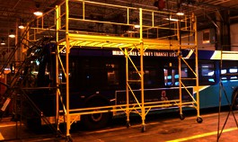Bus / Truck / RV Maintenance Platform Scaffold